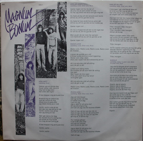 Magnum Bonum : Hög Hatt Och Låga Skor (LP, Album, Yel)