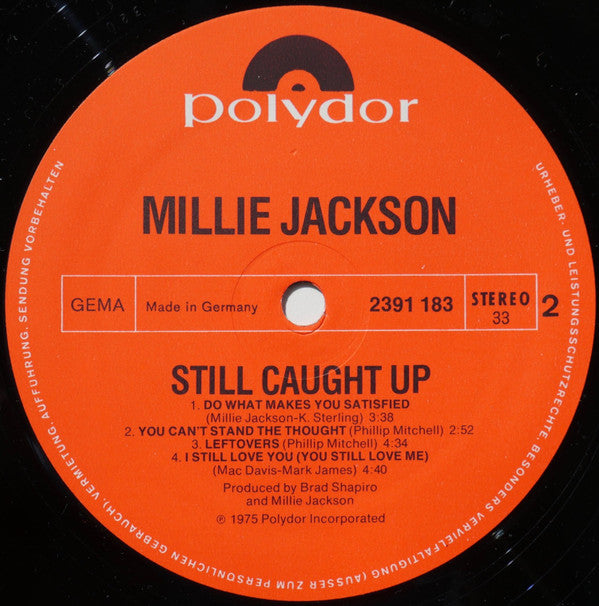 Millie Jackson : Still Caught Up (LP, Album)