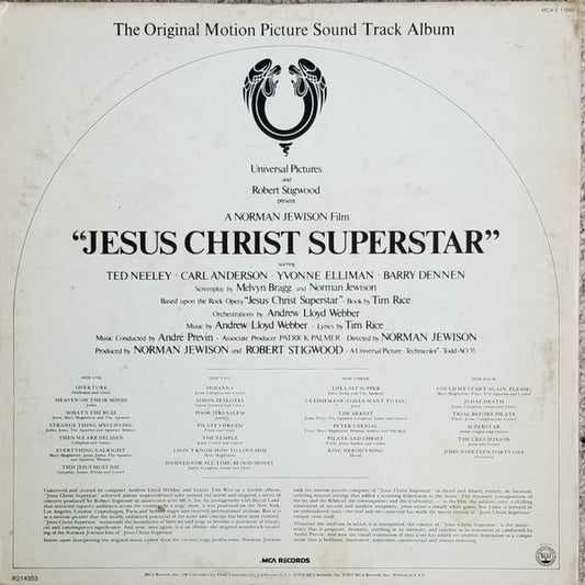 Various : Jesus Christ Superstar (The Original Motion Picture Sound Track Album) (2xLP, Album, Glo)