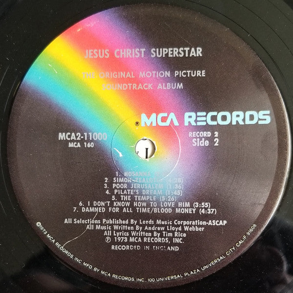 Various : Jesus Christ Superstar (The Original Motion Picture Sound Track Album) (2xLP, Album, Glo)