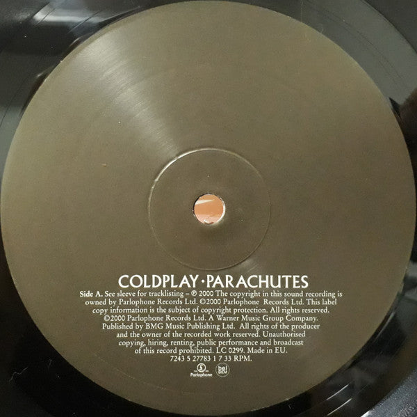 Coldplay : Parachutes (LP, Album, RE, 180)
