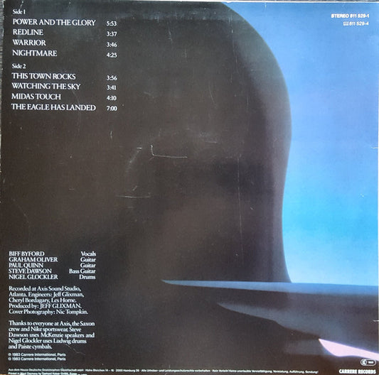 Saxon : Power & The Glory (LP, Album)