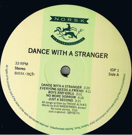 Dance With A Stranger - Dance With A Stranger (LP) (Very Good Plus (VG+)) - Skanderborg Vinyl