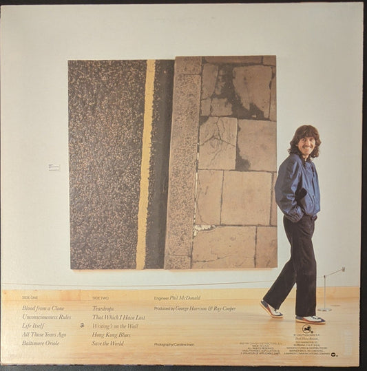 George Harrison : Somewhere In England (LP, Album, Spe)