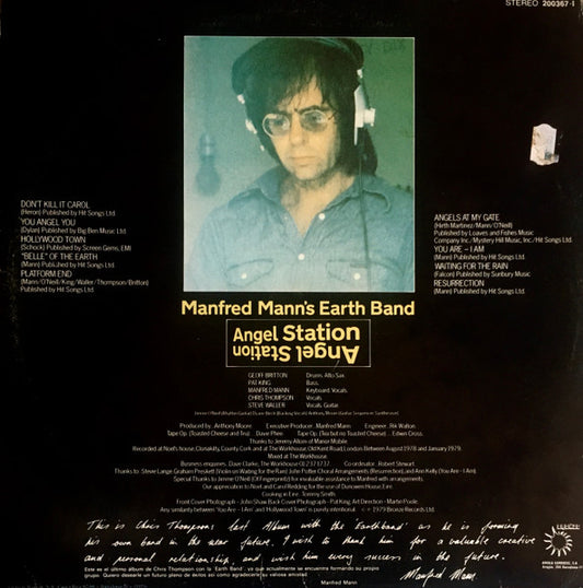 Manfred Mann's Earth Band : Angel Station (LP, Album)