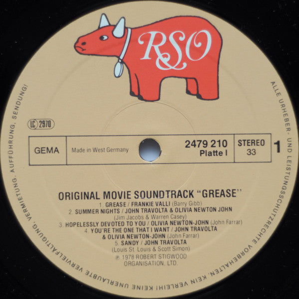 Various : Grease (The Original Soundtrack From The Motion Picture) (2xLP, Album, Gat)