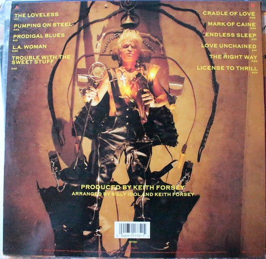 Billy Idol - Charmed Life (LP) (Very Good Plus (VG+)) - Skanderborg Vinyl