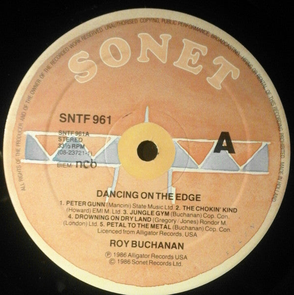 Roy Buchanan : Dancing On The Edge (LP, Album)