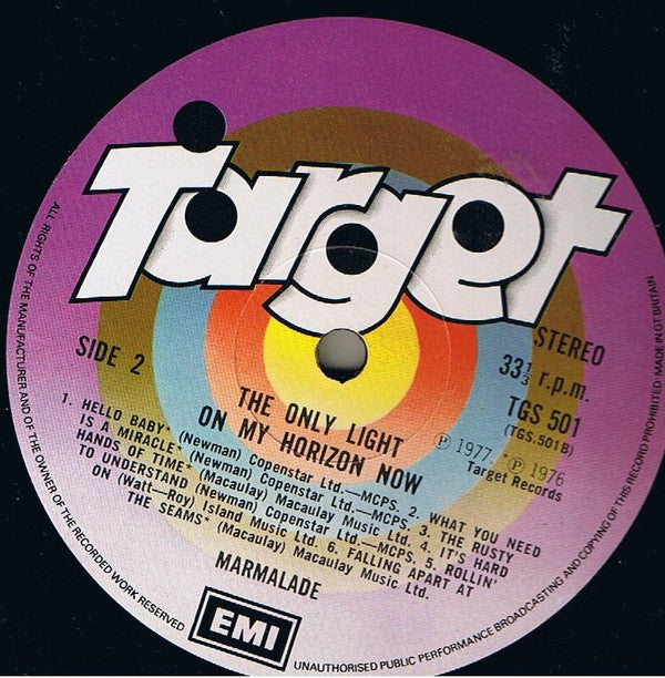 Marmalade* : The Only Light On My Horizon Now (LP, Album)