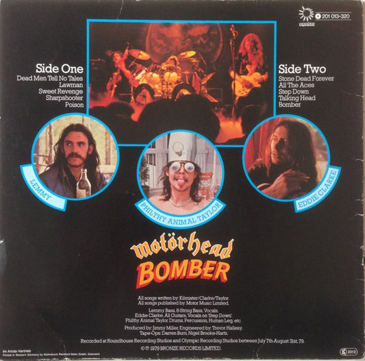 Motörhead : Bomber (LP, Album)