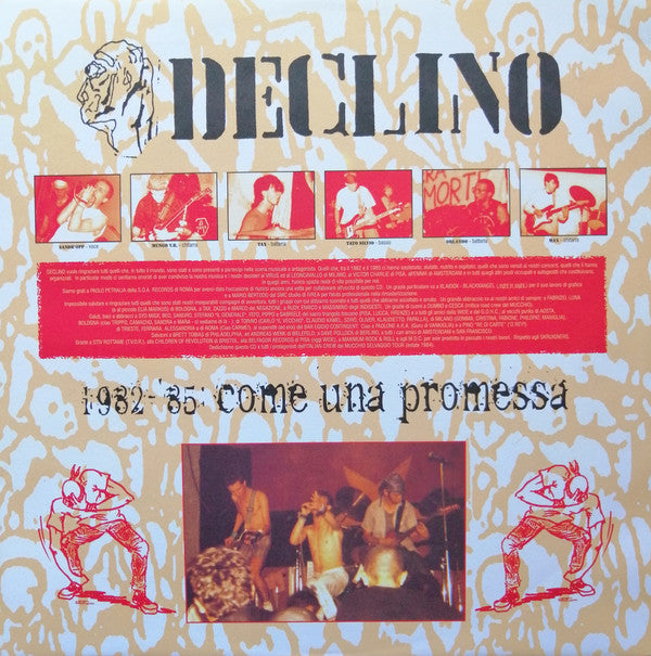 Declino : 1982-'85: Come Una Promessa (LP, Comp, RE)