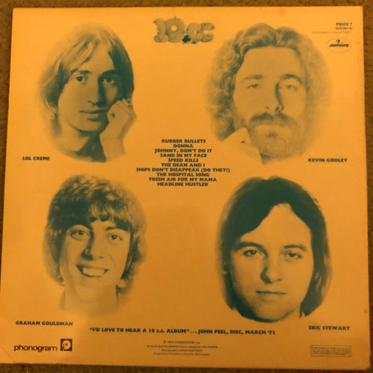 10cc - 10cc (LP) (Very Good (VG)) - Skanderborg Vinyl