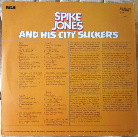 Spike Jones And His City Slickers : Spike Jones Murders Them All (2xLP, Comp, RP, Gat)