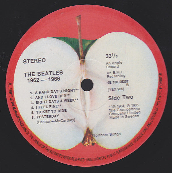 The Beatles : 1962-1966 (2xLP, Comp, RE)