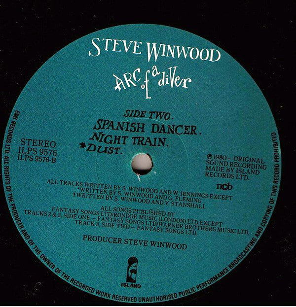 Steve Winwood : Arc Of A Diver (LP, Album)
