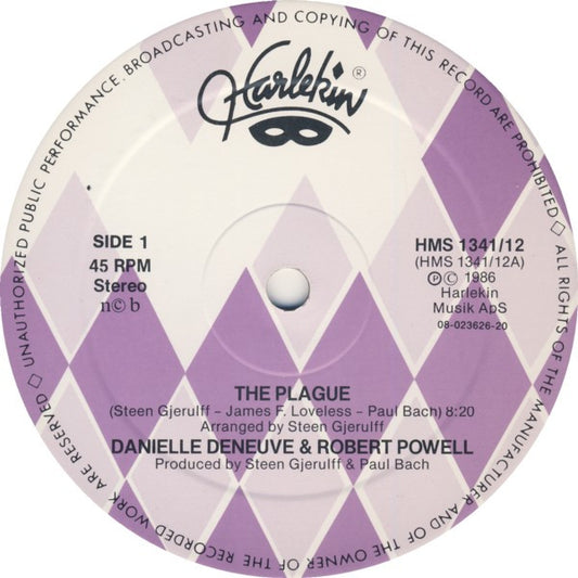 Danielle Deneuve / Robert Powell - The Plague (12") (Very Good Plus (VG+)) - Skanderborg Vinyl