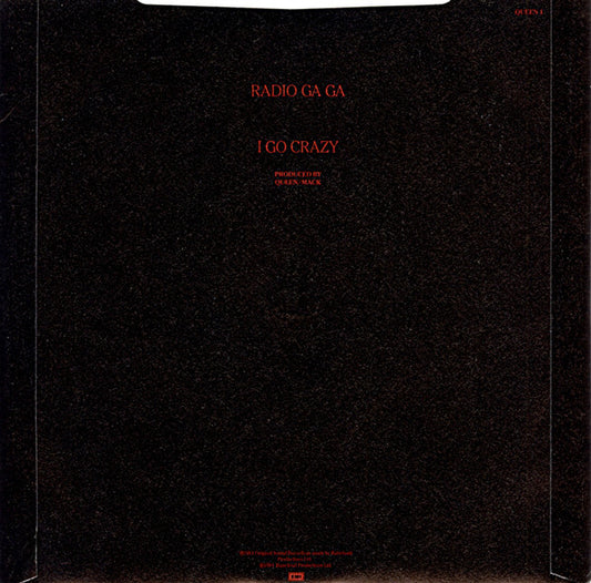 Queen : Radio Ga Ga (7", Single, Sol)