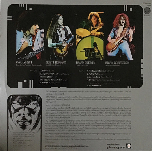 Thin Lizzy : Jailbreak (LP, Album, RE)