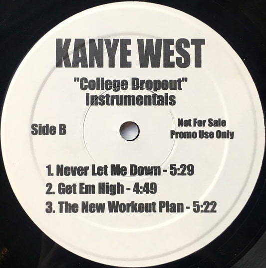Kanye West : The College Dropout (Instrumentals) (2x12", Promo)