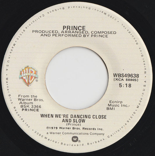 Prince : Dirty Mind (7", Single, Spe)