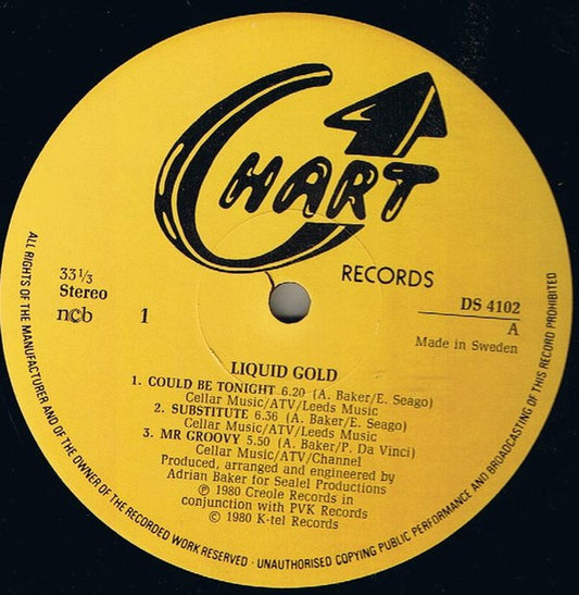 Liquid Gold : Liquid Gold (LP, Album)
