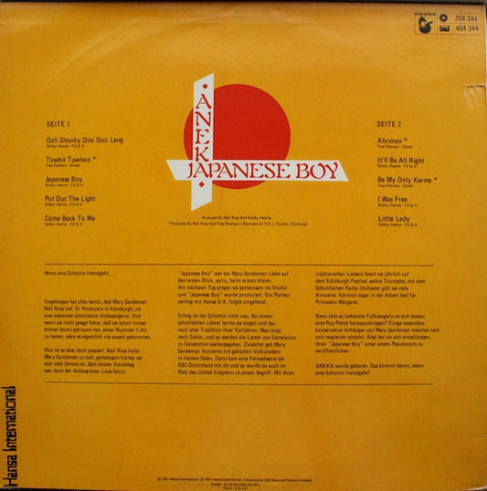 Aneka : Japanese Boy (LP, Album)