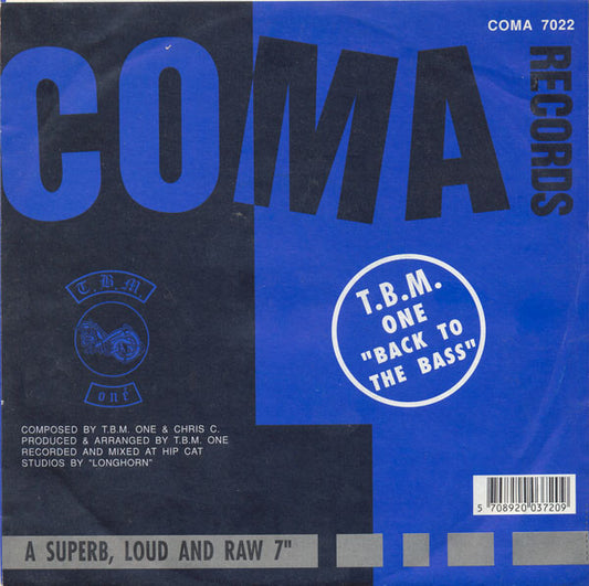 TBM 1 : Back To The Bass (7", Single)