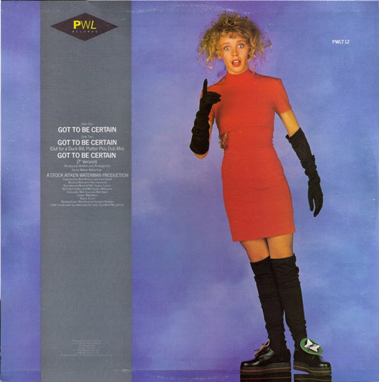 Kylie Minogue : Got To Be Certain (12")