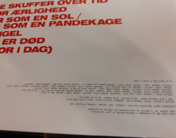 The Minds Of 99 : Solkongen Live (Dodekalitten 2019) (LP, Album, RP + DVDr)