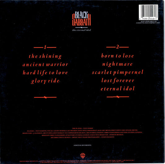 Black Sabbath - The Eternal Idol (LP) (Very Good (VG)) - Skanderborg Vinyl