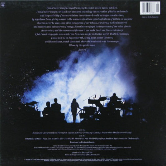 Barbra Streisand : One Voice (LP, Album)