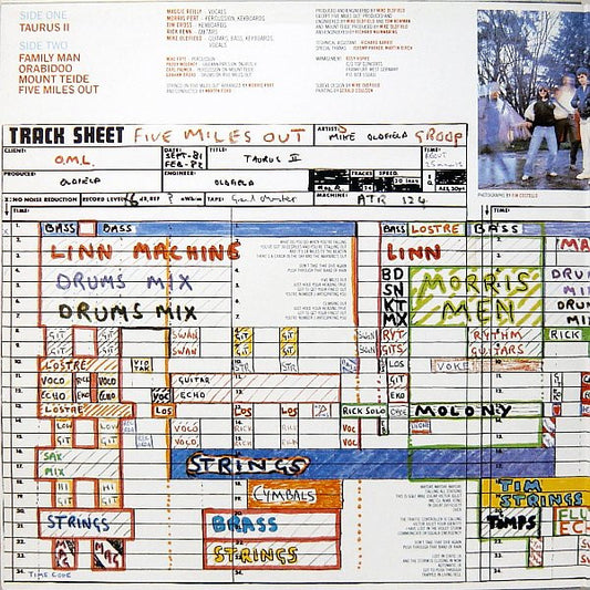 Mike Oldfield : Five Miles Out (LP, Album, RE, Gat)