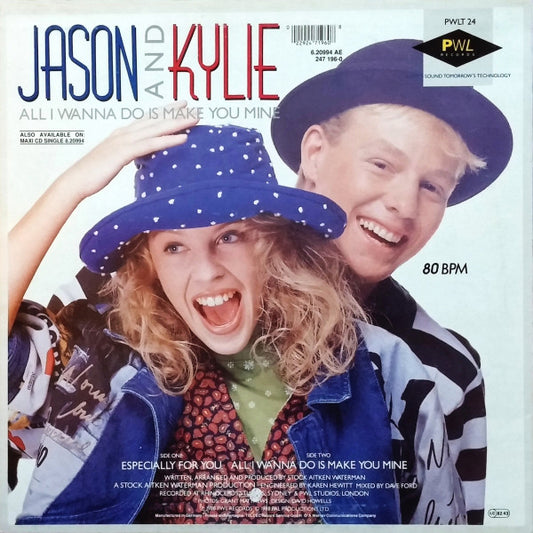 Kylie Minogue And Jason Donovan : Especially For You (12", Maxi)