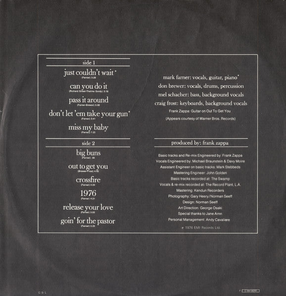 Grand Funk Railroad : Good Singin' Good Playin' (LP, Album)