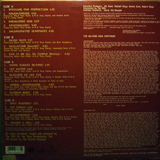 Raekwon Guest Starring: Ghostface Killah A/K/A Tony Starks : Only Built 4 Cuban Linx... (2xLP, Album)