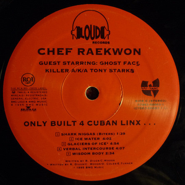 Raekwon Guest Starring: Ghostface Killah A/K/A Tony Starks : Only Built 4 Cuban Linx... (2xLP, Album)