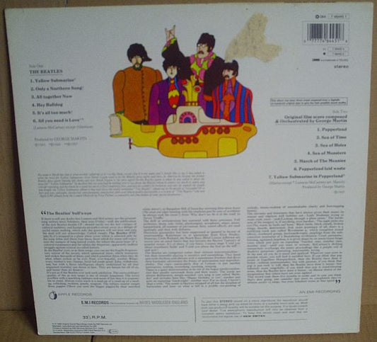 The Beatles - Yellow Submarine (LP) (Very Good Plus (VG+)) - Skanderborg Vinyl
