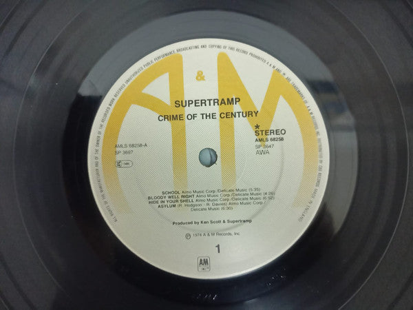 Supertramp : Crime Of The Century (LP, Album, RE)