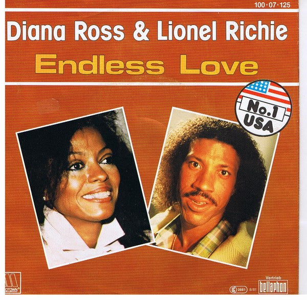 Diana Ross & Lionel Richie : Endless Love (7", Single)