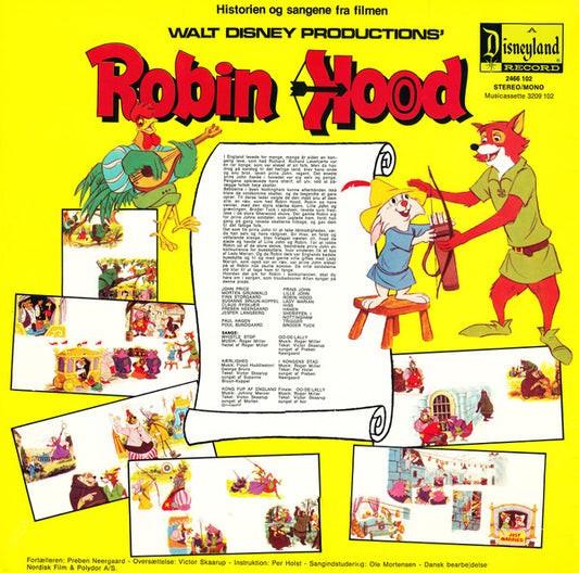 Unknown Artist : Historien Og Sangene Fra Filmen Robin Hood (LP, Album)