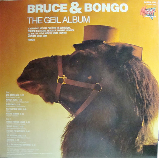 Bruce & Bongo - The Geil Album (LP) (Very Good Plus (VG+)) - Skanderborg Vinyl