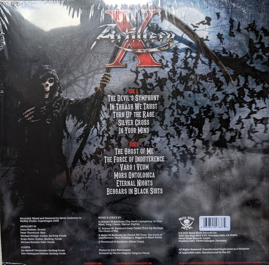 Artillery - X (LP) (Near Mint (NM or M-)) - Skanderborg Vinyl