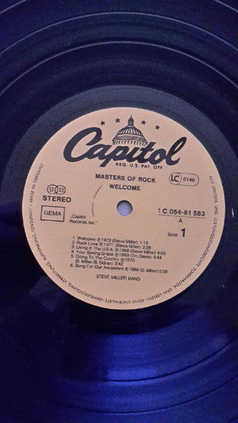Steve Miller Band : Masters Of Rock (LP, Comp, RE)