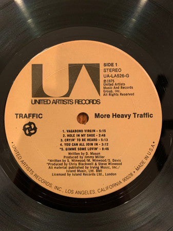 Traffic : More Heavy Traffic (LP, Album, Comp, Ter)
