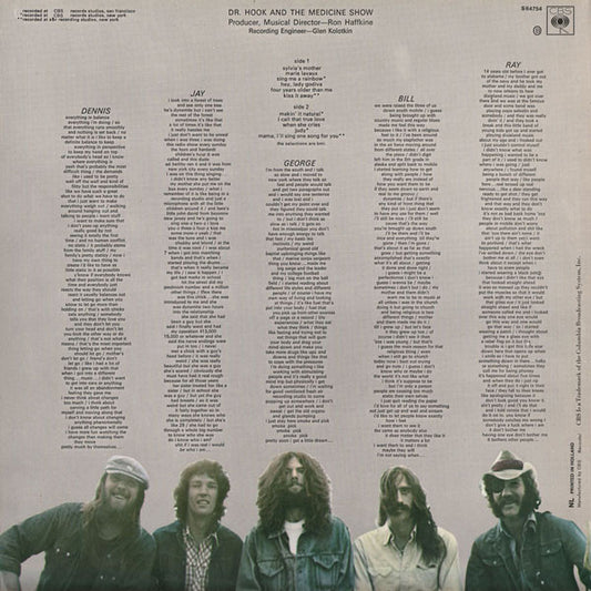 Dr. Hook & The Medicine Show - Doctor Hook (LP) (Very Good Plus (VG+)) - Skanderborg Vinyl