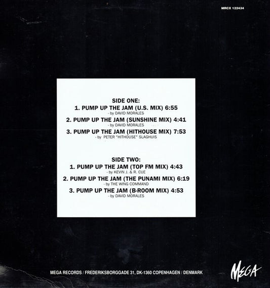 Technotronic Featuring Felly : Pump Up The Jam - The Remixes (12")