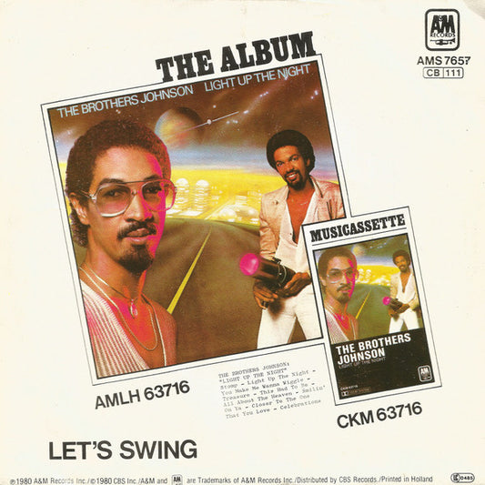 Brothers Johnson : Stomp (7", Single)