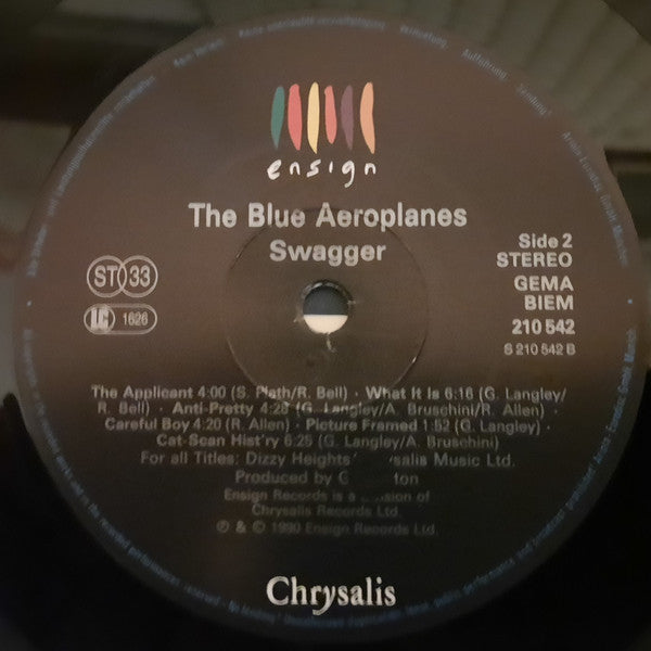 The Blue Aeroplanes : Swagger (LP, Album)