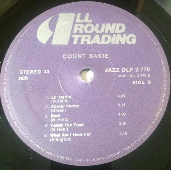 Count Basie : The King Of Jazz (2xLP, Comp)