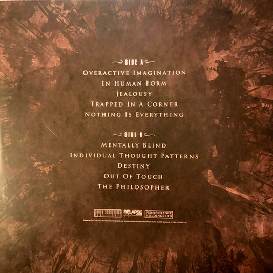 Death - Individual Thought Patterns (LP) (Near Mint (NM or M-)) - Skanderborg Vinyl